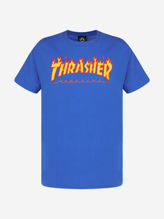 Футболка мужская Thrasher Flame Logo, Синий