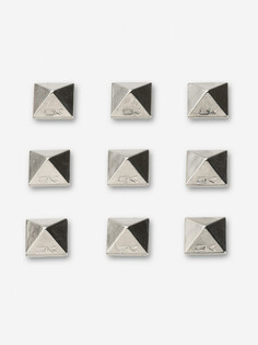 Наклейка на сноуборд Dakine PYRAMID STUDS CHROME, Серебряный