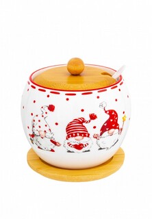 Сахарница Elan Gallery 620 мл Весёлые гномики