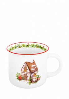 Кружка Elan Gallery 355 мл 13х9,5х8,8 см Домики для гномиков
