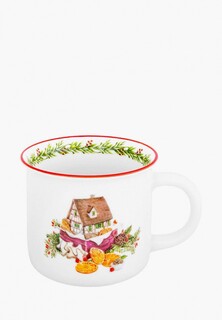 Кружка Elan Gallery 355 мл 13х9,5х8,8 см Домики для гномиков