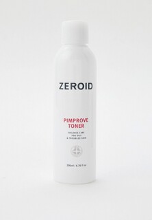 Тоник для лица Zeroid Деликатно очищающий тоник для проблемной, склонной к жирности кожи ZEROID Pimprove, 200 мл