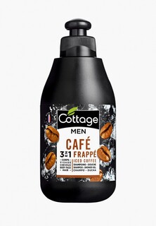 Шампунь Cottage для волос и ГЕЛЬ для душа ХОЛОДНЫЙ КОФЕ / Shampoo-Shower Gel Iced Coffee, 250 мл