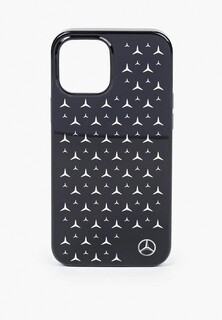Чехол для iPhone Mercedes-Benz 12 Pro Max (6.7), PC/TPU Silver Stars Black