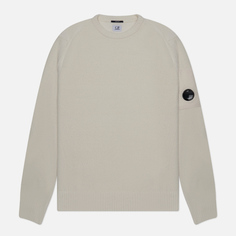 Мужской свитер C.P. Company Fleece Knit, цвет белый