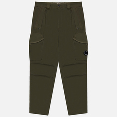 Мужские брюки C.P. Company Stretch Sateen Loose Cargo, цвет оливковый
