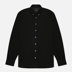 Мужская рубашка Hackett Garment Dyed Oxford Slim Fit Logo, цвет зелёный