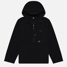 Мужская куртка анорак C.P. Company Gabardine Utility, цвет чёрный