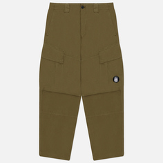 Мужские брюки C.P. Company Microreps Loose Cargo, цвет оливковый