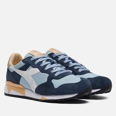 Мужские кроссовки Diadora Heritage Trident 90 S. Stone Wash, цвет синий, размер 45.5 EU