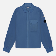 Мужская куртка ветровка C.P. Company Chrome-R Zipped, цвет синий, размер XL