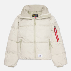Женский пуховик Alpha Industries Sierra Short, цвет бежевый