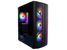 Корпус 1stPlayer FireBase X4 ATX без БП Black X4-BK-4F1