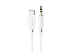 Аксессуар Borofone BL18 Jack 3.5mm - USB Type-C 1m White 6941991101076