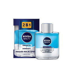 NIVEA MEN Лосьон после бритья 2 в 1 "Защита и уход: свежесть + комфорт"