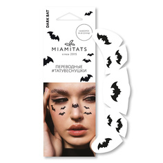 Наклейки для лица MIAMITATS Переводные тату-веснушки Dark Bat (для одного нанесения)