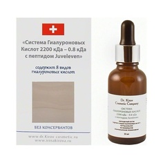 Сыворотка для лица DR. KIROV COSMETIC COMPANY Система Гиалуроновых Кислот 2200 кДа - 0,8 кДа с пептидом Juveleven 30