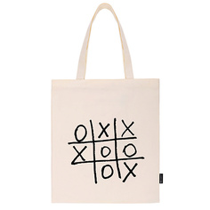 Модные аксессуары BRAUBERG Сумка-шоппер PREMIUM, Tic tac toe
