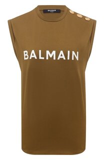 Хлопковая майка Balmain