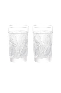 Набор из 2-х стаканов для сока Owl Lalique