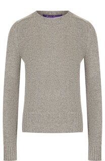 Однотонный пуловер из смеси шерсти и кашемира Ralph Lauren
