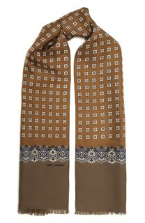 Шелковый шарф Saint Laurent