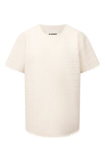 Топ из вискозы и шелка Jil Sander