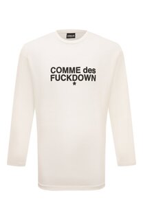 Хлопковый лонгслив Comme des Fuckdown