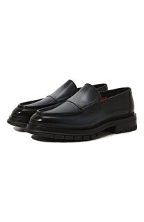 Кожаные лоферы Santoni