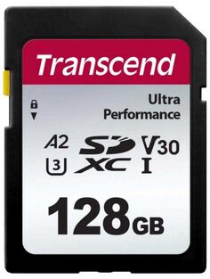 Карта памяти SDXC 128GB Transcend TS128GSDC340S 340S UHS-I Class U3 V30 A2