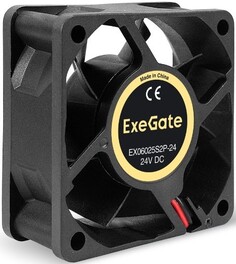 Вентилятор для корпуса Exegate EX295204RUS 60x60x25 мм, 5000rpm, 25.8CFM, 34.5dBA, 2-pin
