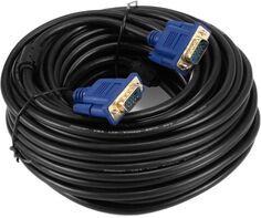 Кабель VGA Exegate EX-CC-PVGA-15M15M-30.0 EX294728RUS (15M/15M, 30м, 2 фильтра, позолоченные контакты, экран)