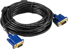 Кабель VGA Exegate EX-CC-PVGA-15M15M-7.5 EX294726RUS (15M/15M, 7,5м, 2 фильтра, позолоченные контакты, экран)