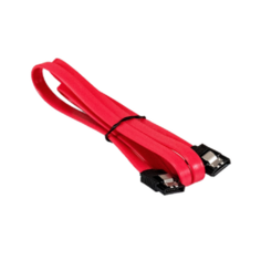 Кабель SATA Exegate EX-CC-SATA-DATA-0.8L EX294733RUS (7pin/7pin, металлические защелки, 0,8м)