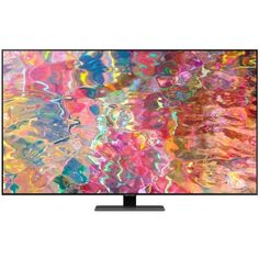 Телевизор Samsung QE65Q80BAUXCE QLED 4K Ultra HD 120Hz DVB-T2 DVB-C DVB-S2 WiFi Smart TV темно-серебристый