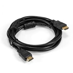 Кабель HDMI Exegate EX-CC-HDMI-2.0F EX294689RUS (19M/19M, 2м, v1.4b, ферритовые кольца, позолоченные контакты)