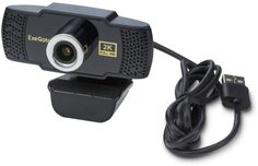 Веб-камера Exegate BusinessPro C922 2K Tripod EX294581RUS (матрица 1/3" 4Мп, 2560x1440, 30fps, 4-линзовый объектив, USB, ручной фокус, микрофон с шумо