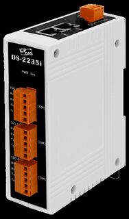 Сервер ICP DAS DS-2235i CR Device Server with 2-port Ethernet Switch and 3 Isolated RS-422/485 Port (RoHS)