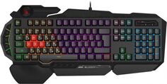 Клавиатура A4Tech B320N черный USB Multimedia for gamer LED (подставка для запястий) 1931524