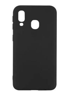Чехол - накладка mObility УТ000020998 софт тач для смартфона Samsung Galaxy A40 2019, силикон, черный