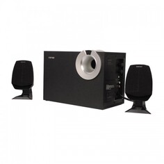 Компьютерная акустика 2.1 Edifier M201BT Black 2 сат. + сабвуфер, 34W RMS, 63 Гц-20 кГц, AUX, BT;cателиты пластик