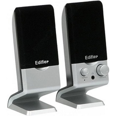 Компьютерная акустика 2.0 Edifier M1250 Silver активные, 2 x 2W RMS, 150-20000Гц