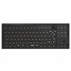 Клавиатура Keychron Q3 механическая, QMK TKL Knob, алюминиевый корпус, RGB подсветка, Barebone, черный