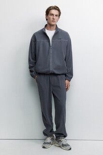 куртка мужская Худи oversize флисовая на молнии с воротником-стойкой Befree