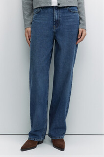 брюки джинсовые женские Джинсы boyfriend fit широкие со средней посадкой Befree