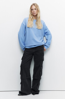 джемпер женский Свитшот oversize утепленный базовый Befree