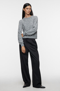 джемпер женский Джемпер вязаный шерстяной с бусинами на рукавах Befree