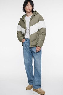 куртка мужская Куртка-олимпийка стеганая утепленная с капюшоном Befree