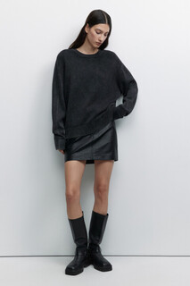 джемпер женский Джемпер вязаный хлопковый с вареным эффектом Befree