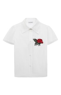 Хлопковая блузка Dolce & Gabbana